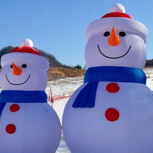 HOAELOS Giant Inflatable Snowman Holiday Decoration 26 Feet with Blower