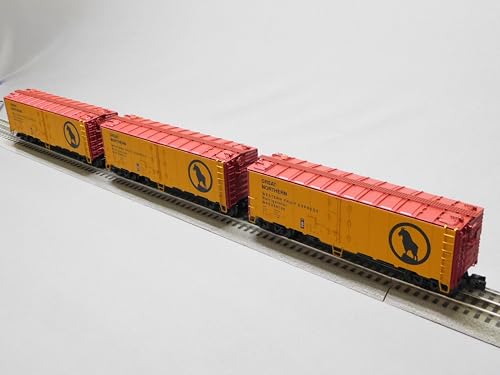 Lionel Great Northern Reefer Set 3 Pack Natural Color