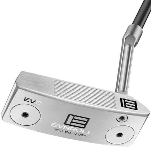 Evnroll 2023 EV2 MidLock Putter RH MidBlade 41 Silver White