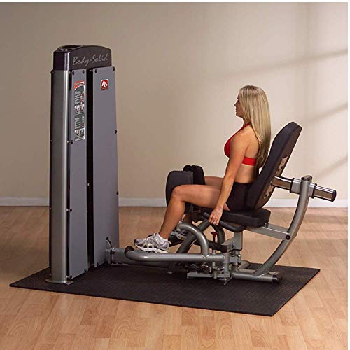 Body-Solid DIOT Pro Dual Inner and Outer Thigh Component Grey Black