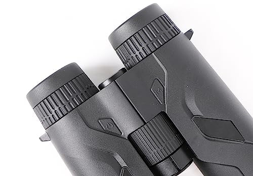 NUTREK 08x42mm Rangefinder Binoculars for Hunting, Shooting, and Golf Black
