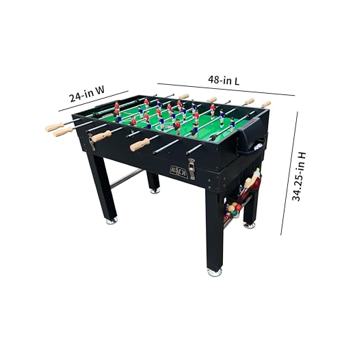 KICK Minotaur 48" 5-in-1 Multi-Game Table Black