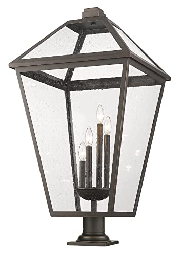 Z-Lite Talbot Outdoor Post 4-Light 240 Watts Oil Rubbed Bronze