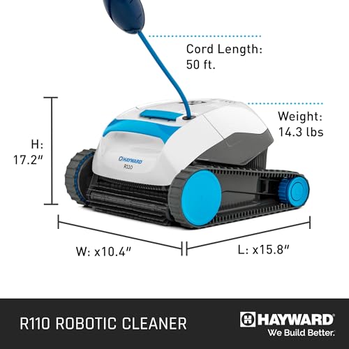 Hayward R110 Robotic Pool Cleaner 2024 Blue