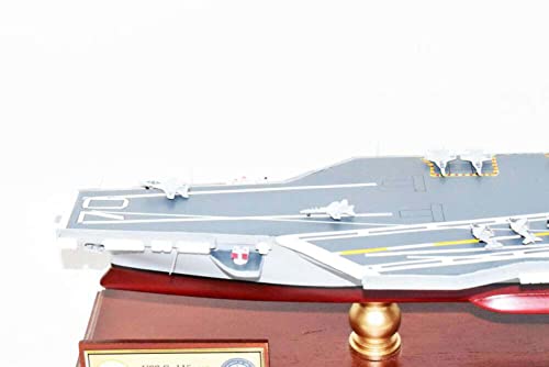 Squadron Nostalgia LLC USS Carl Vinson CVN-70 Aircraft Carrier 24 Inch Mahogany Scale Model Navy