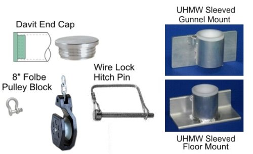 Discovery Bay Marine Gear Premium Crab Pot Puller Davit Package