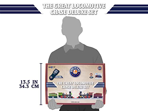 Lionel Great Locomotive Chase Deluxe LionChief Bluetooth 5.0 O Gauge Set Multi