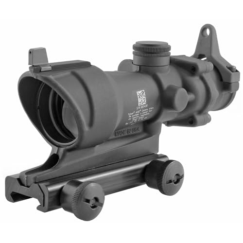 Trijicon 4x32 ACOG TA01NSN308 Scope with Amber Reticle Black
