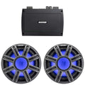 KICKER 10-Inch Premium Marine Subwoofer & 48KXMA8004 Marine Amp Bundle