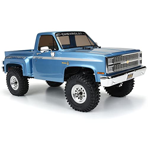 Axial RC Truck 1/10 SCX10 III Chevy K10 4WD Rock Crawler RTR Blue