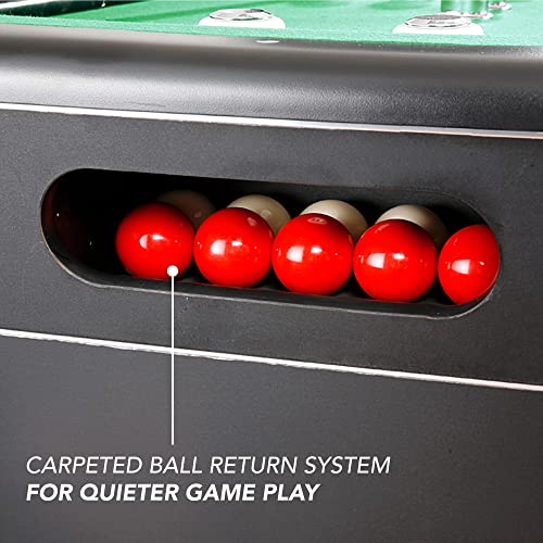 Hathaway Renegade 54-In Slate Bumper Pool Table Black/Green