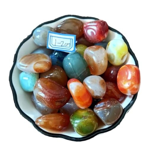 Sermair Polished Pebble Building Decoration Stone Mix Colors 10-20MM 110lb