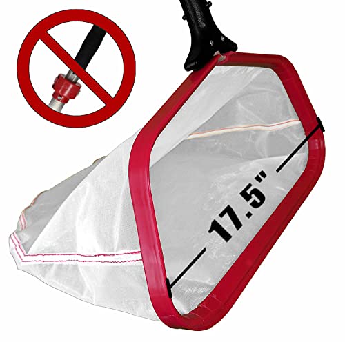 ProTuff Products 12 Pack Case - 18" Ultra Fine Mesh Pool Silt Net - Red