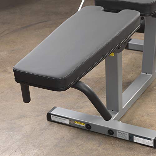 Body-Solid Leg Extension & Leg Curl Machine Grey/Black
