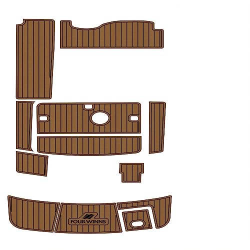 Zomanon EVA Faux Teak Decking Pad for 2004 Four Winns 248 Vista - Multiple Color Options