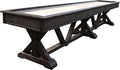 Playcraft Brazos River 14' Weathered Black Pro-Style Shuffleboard Table Black