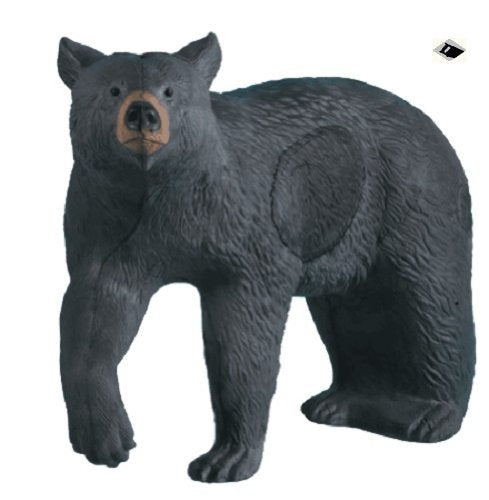 Rinehart Targets 323 Large Black Bear Self-Healing Archery Target Multicolor