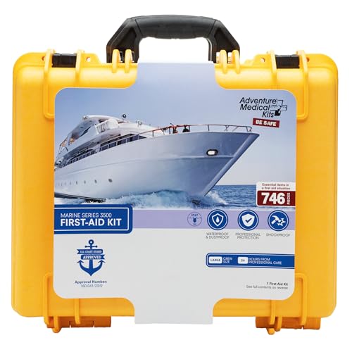 Adventure Medical Kits Marine Series Medical Kit 3500 Boat First Aid Kit Yellow