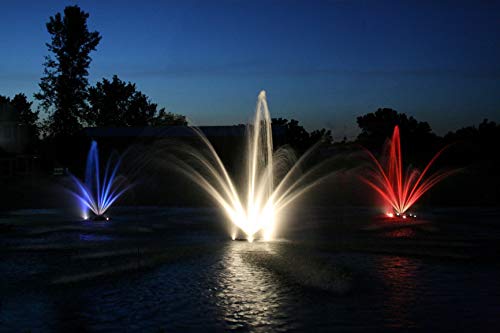 Kasco Marine LED Waterglow Fountain Light Kit Stainless Steel 3 Lights