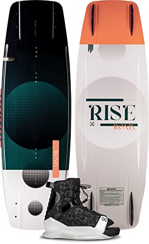 Ronix Wakeboard Package 132 - Rise Wakeboard w/Halo Boot - 8-10.5 White