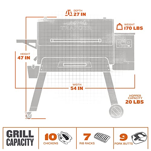 Traeger Ironwood 885 Electric Wood Pellet Grill and Smoker Black