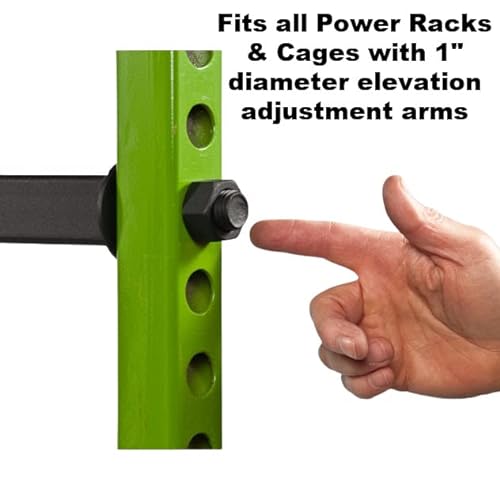 GRIP FREAK Thick Grip Wrist Roller with Power Rack Arm & Weight Plate Loader