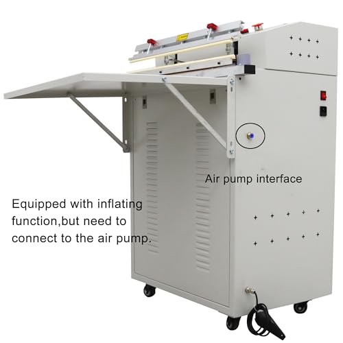 HQHAOTWU Commercial Vacuum Sealer Outside Pumping 23.6inch Sealing Length White