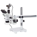 AmScope Digital Trinocular Stereo Zoom Microscope with 1.3MP Camera Clear