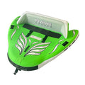 RAVE Sports 3 Person Inflatable Nylon Wake Hawk Towable Boating Water Tube Green