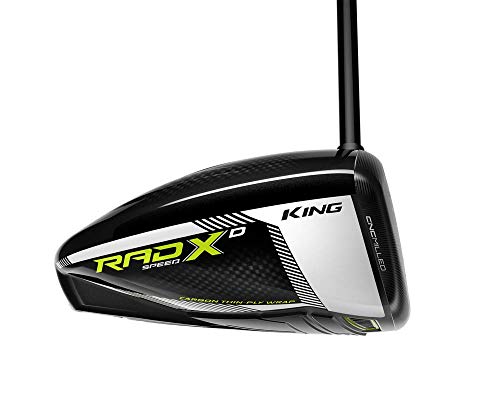 COBRA Golf 2021 Radspeed Draw Driver Gloss Black-Turbo Yellow