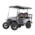 Sourcefy Storm Body Kit Silver Metallic for EZGO TXT - Model Year 1994 and Up - LUX RGB Light Kit - Golf Cart