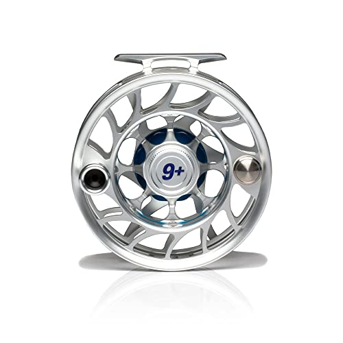 Hatch Outdoors Iconic Plus Large Arbor Fly Reel Clear/Blue