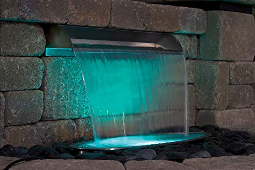 Atlantic Water Gardens SS36-316 Waterfall Spillway 36-Inch Stainless Steel