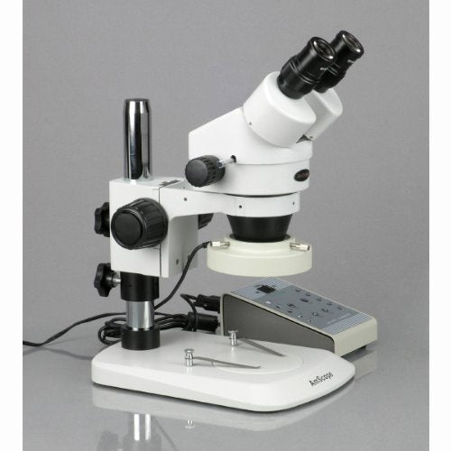 AmScope Professional Binocular Stereo Zoom Microscope 3.5X-90X White
