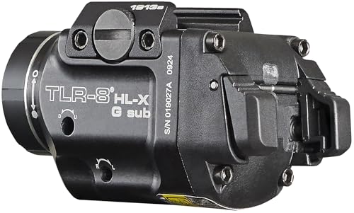 Streamlight TLR-8 HL-X G 1000-Lumen Tactical Flashlight with Green Laser Black