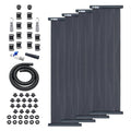 SolarPoolSupply Ultimate Solar Heater for Above Ground Pools - Includes 4 High-Performance Solar Panels & Mounting Hardware