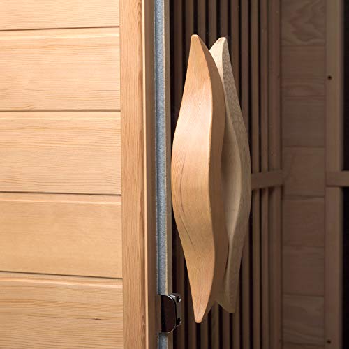 Durasage 2-Person Carbon Infrared Sauna - Canadian Hemlock Wooden Sauna - 1700 Watts - Premium Stereo Sound Wood