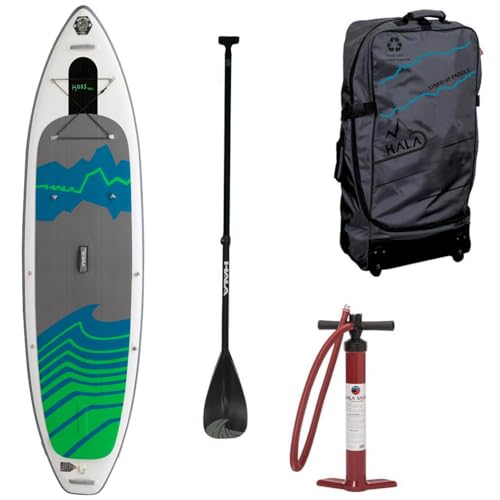 Hala Hoss Tour EX Inflatable Stand-Up Paddle Board (SUP) Green/Blue