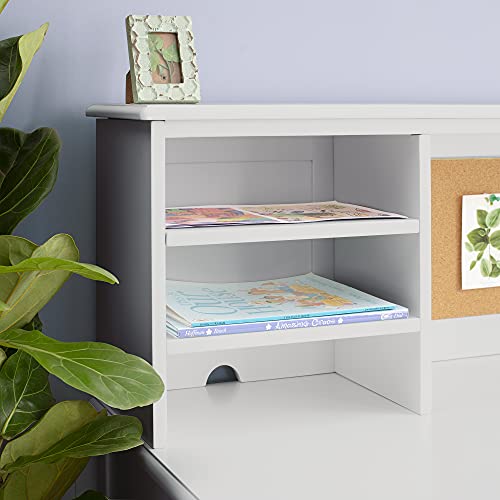 Guidecraft Taiga Kids Desk Set with Hutch & Chair Grey