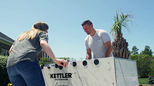 KETTLER Carrara Outdoor Foosball Table Black
