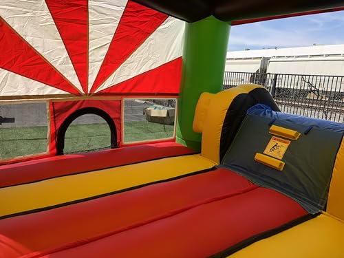 JumpOrange Ninja Warrior Bounce House Water Slide Combo with Blower Ninja