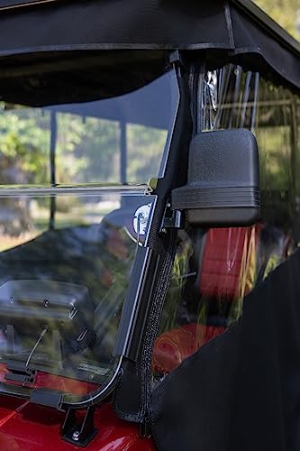 RED DOT Premium Golf Cart Enclosure Evolution Forester 4/Classic 4 Black