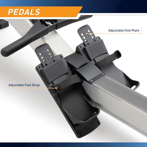 MARCY Deluxe Rowing Machine with Adjustable Air Resistance Multi