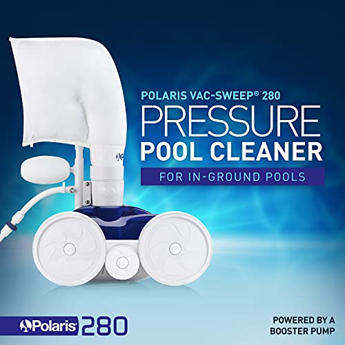 Polaris Vac-Sweep 280 Pressure-Side Pool Cleaner White