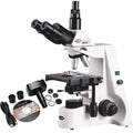AmScope Digital Trinocular Compound Microscope 40X-2500X with 5MP Camera