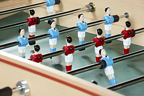 KETTLER René Pierre Competition Indoor Foosball Table Wood Grain
