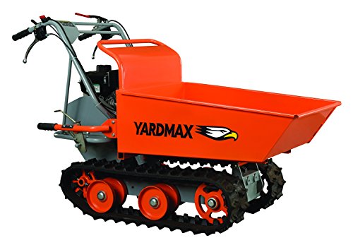 YARDMAX Track Barrow 660 lb Capacity Briggs CR950 6.5 hp 208cc Orange