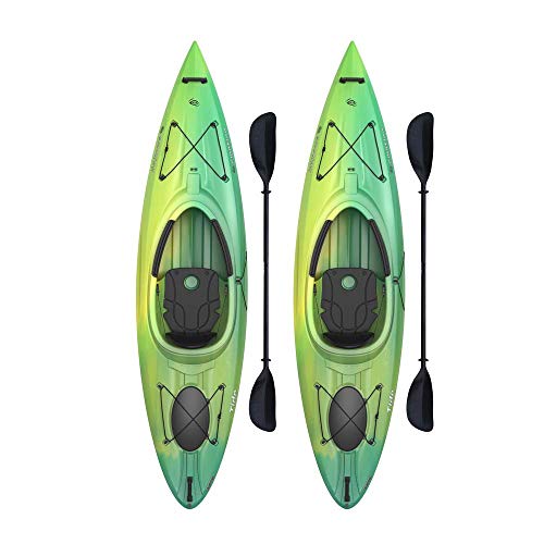 Lifetime Emotion Tide 10 Sit-in Kayak 2-Pack with Paddles Included