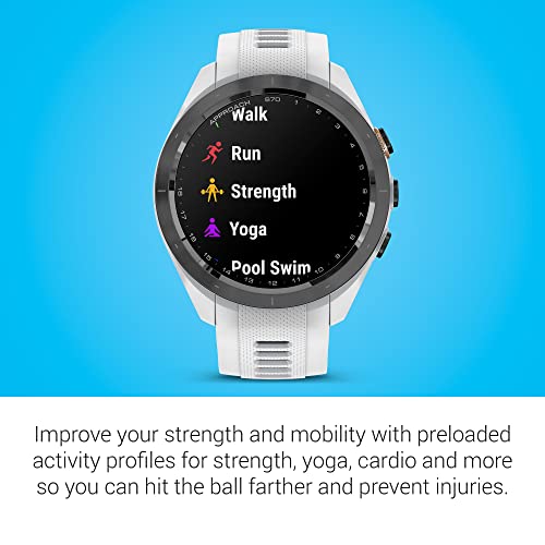 Garmin Approach S70 Premium GPS Golf Watch White