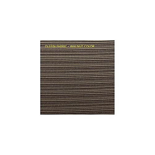 Patio Land Nassau Outdoor Patio Double Chaise Lounge Cast Aluminum Dark Bronze Walnut Cushions